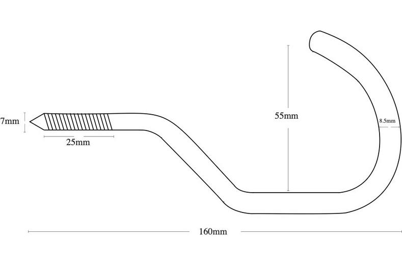Halfords Bike Threaded Storage Hooks Halfords Bike Threaded Storage Hooks
