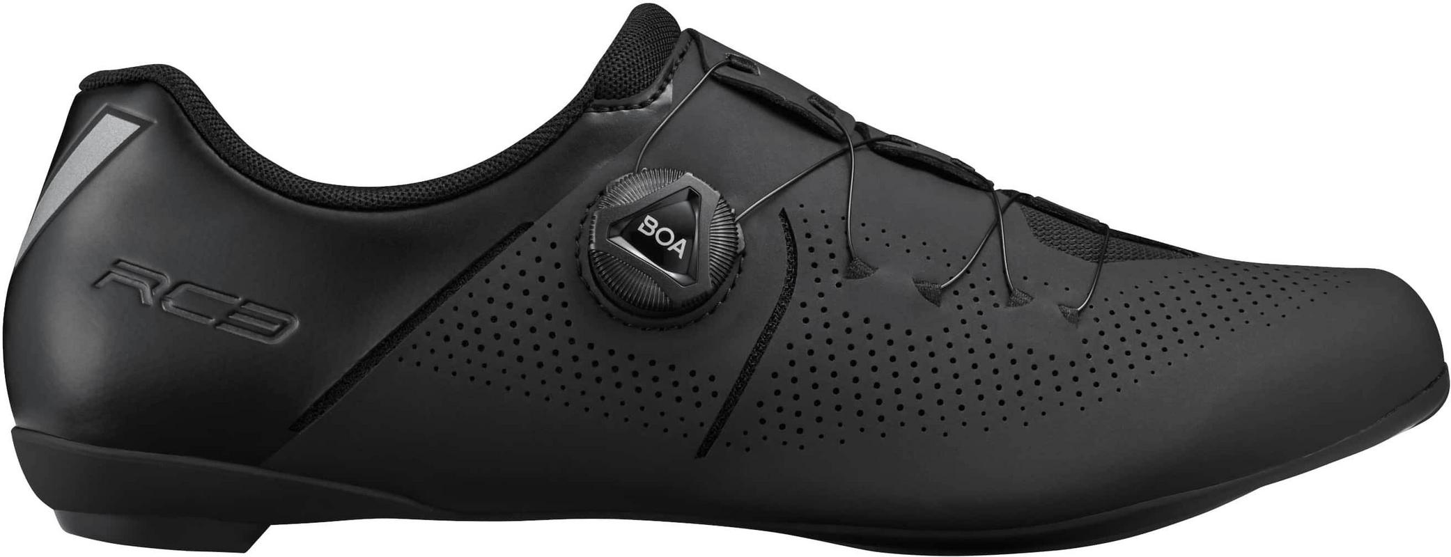 Halfords Shimano Rc302 Road Shoes, Black, 44 | Extra 8% off for BC Members