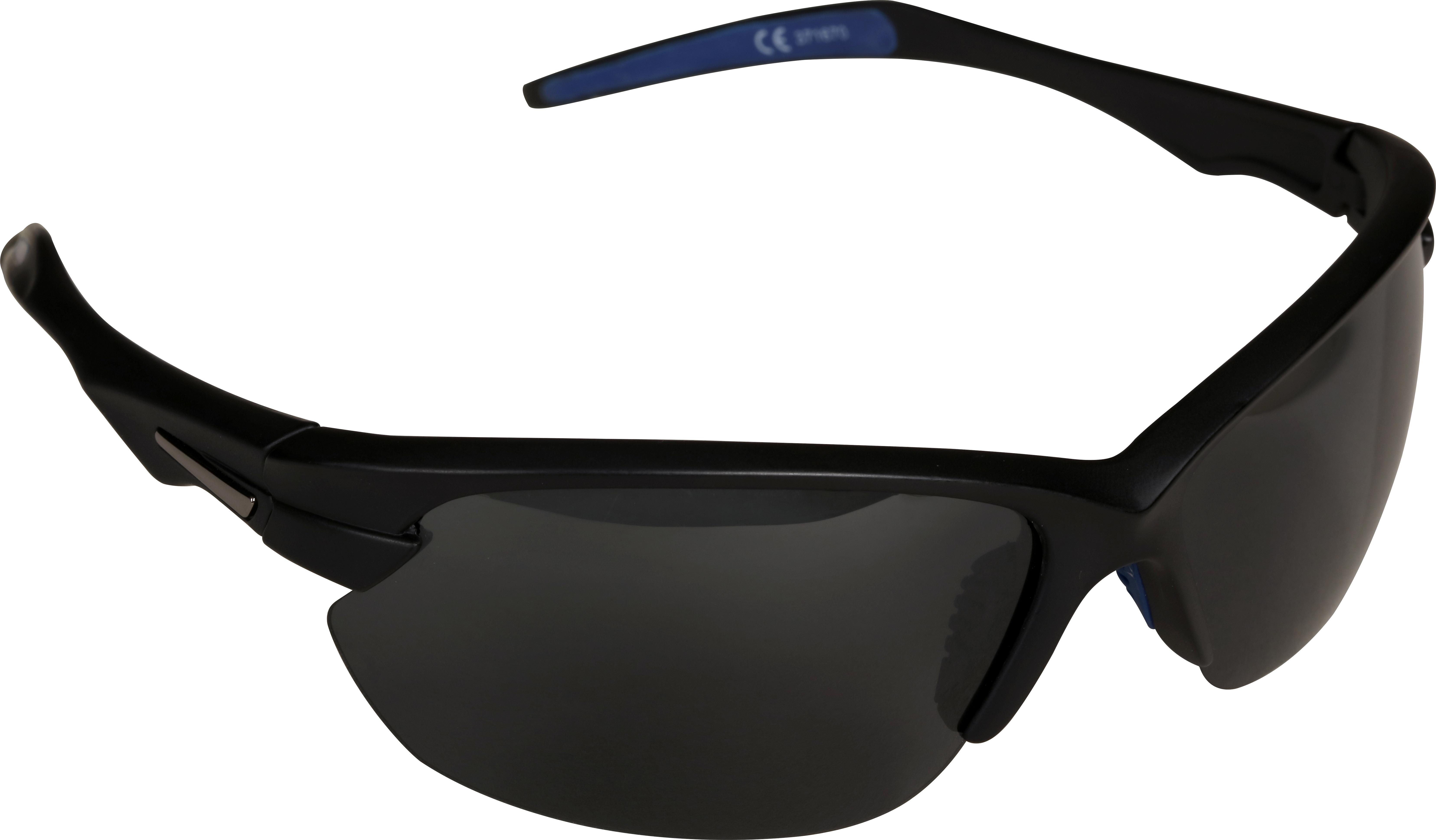 Halfords Half Frame Polarised Sunglasses - Black