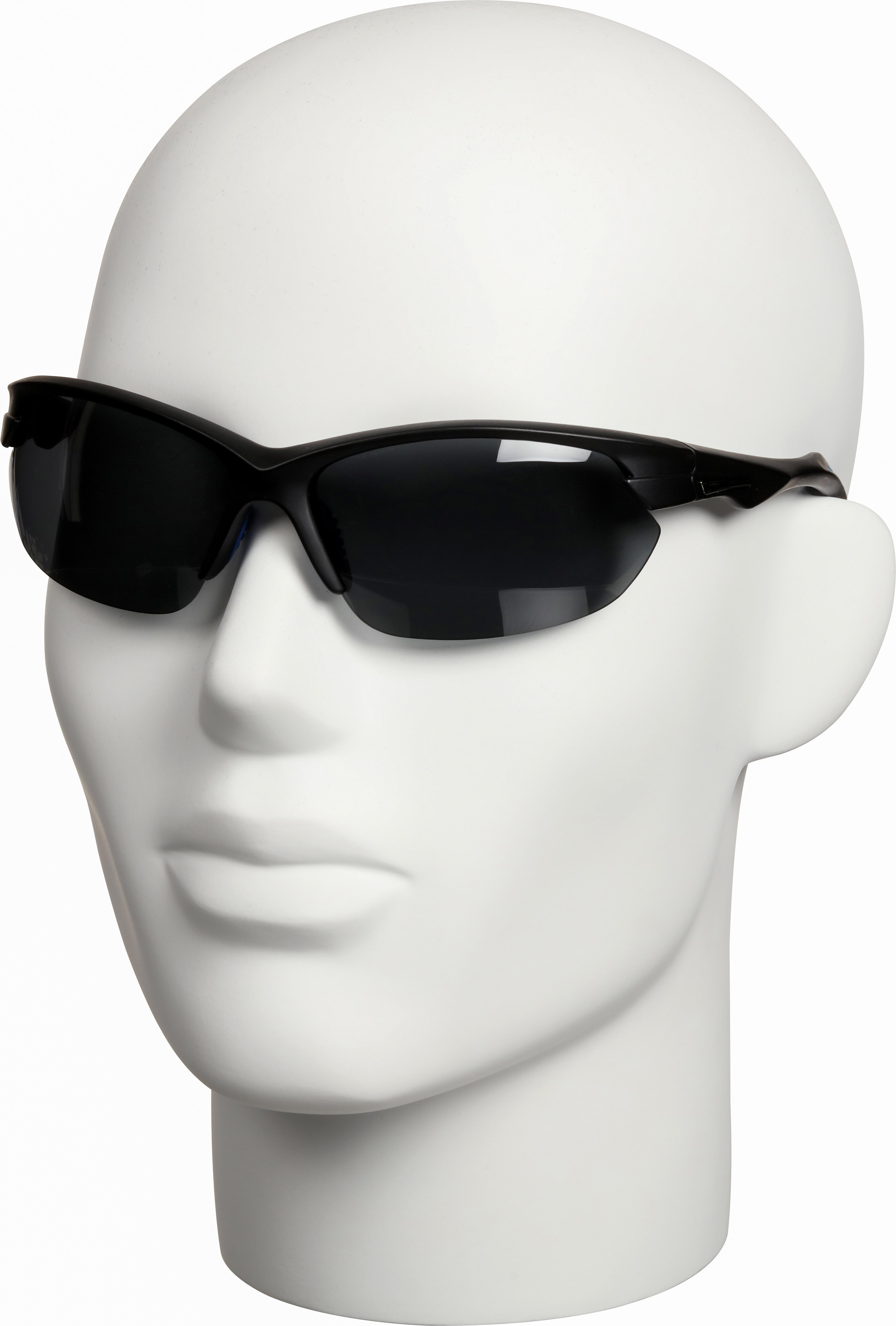 Halfords Half Frame Polarised Sunglasses - Black