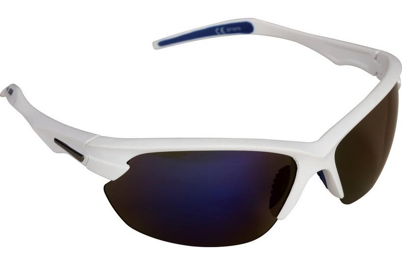 Halfords Half Frame Polarised Sunglasses - White and Blue Halfords Half Frame Polarised Sunglasses - White and Blue