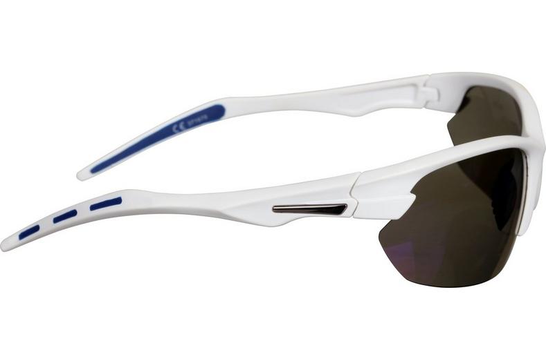 Halfords Half Frame Polarised Sunglasses - White and Blue Halfords Half Frame Polarised Sunglasses - White and Blue