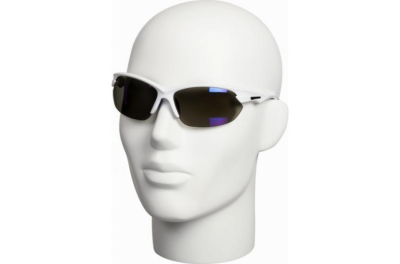 Halfords Half Frame Polarised Sunglasses - White and Blue Halfords Half Frame Polarised Sunglasses - White and Blue