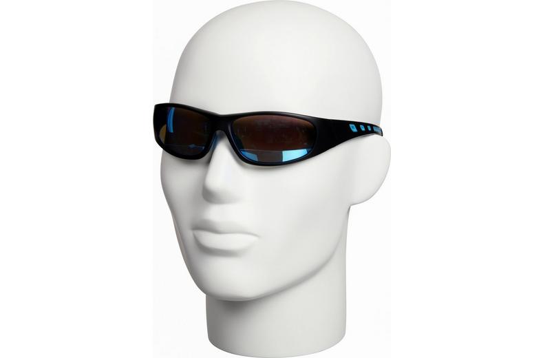 Halfords Full Frame Polarised Sunglasses - Black and Blue Halfords Full Frame Polarised Sunglasses - Black and Blue