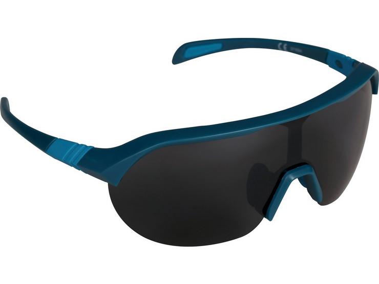 Halfords Half Frame Polarised Sunglasses - Black and Blue | Halfords UK