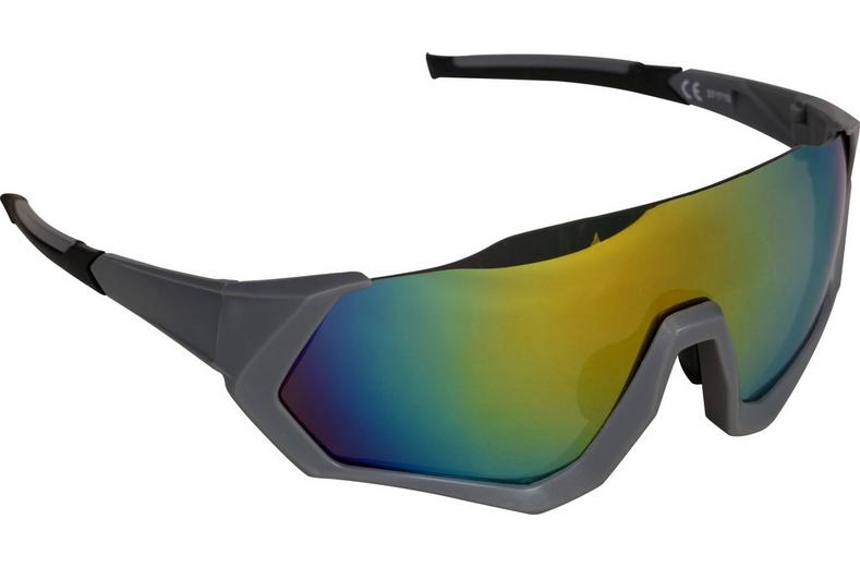 Halfords Goggle Style Half Frame Sunglasses - Grey and Rainbow Halfords Goggle Style Half Frame Sunglasses - Grey and Rainbow