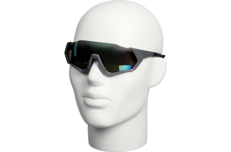 Halfords Goggle Style Half Frame Sunglasses - Grey and Rainbow Halfords Goggle Style Half Frame Sunglasses - Grey and Rainbow