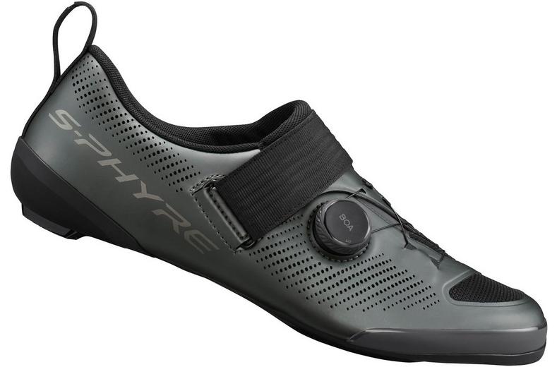 Shimano S-PHYRE TR903 Triathlon Shoes, Matt Gunmetal, 46 Shimano S-PHYRE TR903 Triathlon Shoes, Matt Gunmetal, 46