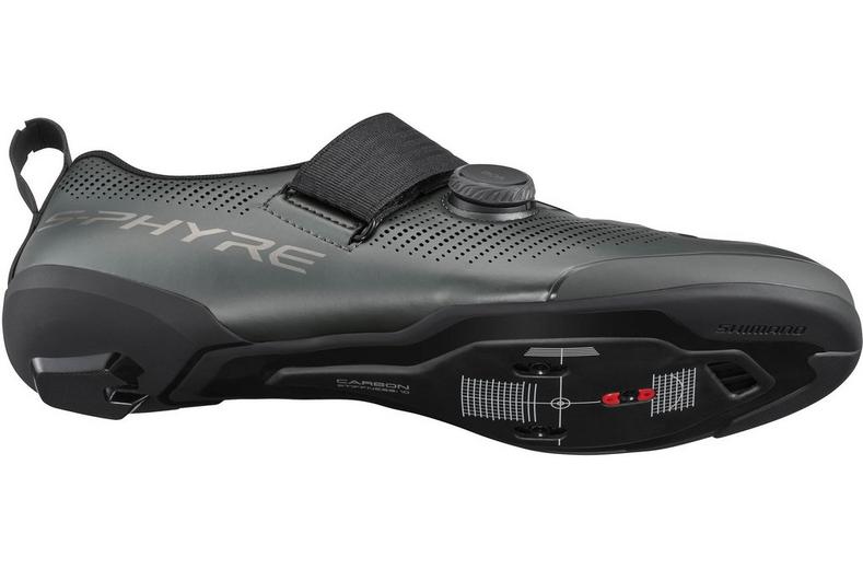 Shimano S-PHYRE TR903 Triathlon Shoes, Matt Gunmetal, 46 Shimano S-PHYRE TR903 Triathlon Shoes, Matt Gunmetal, 46