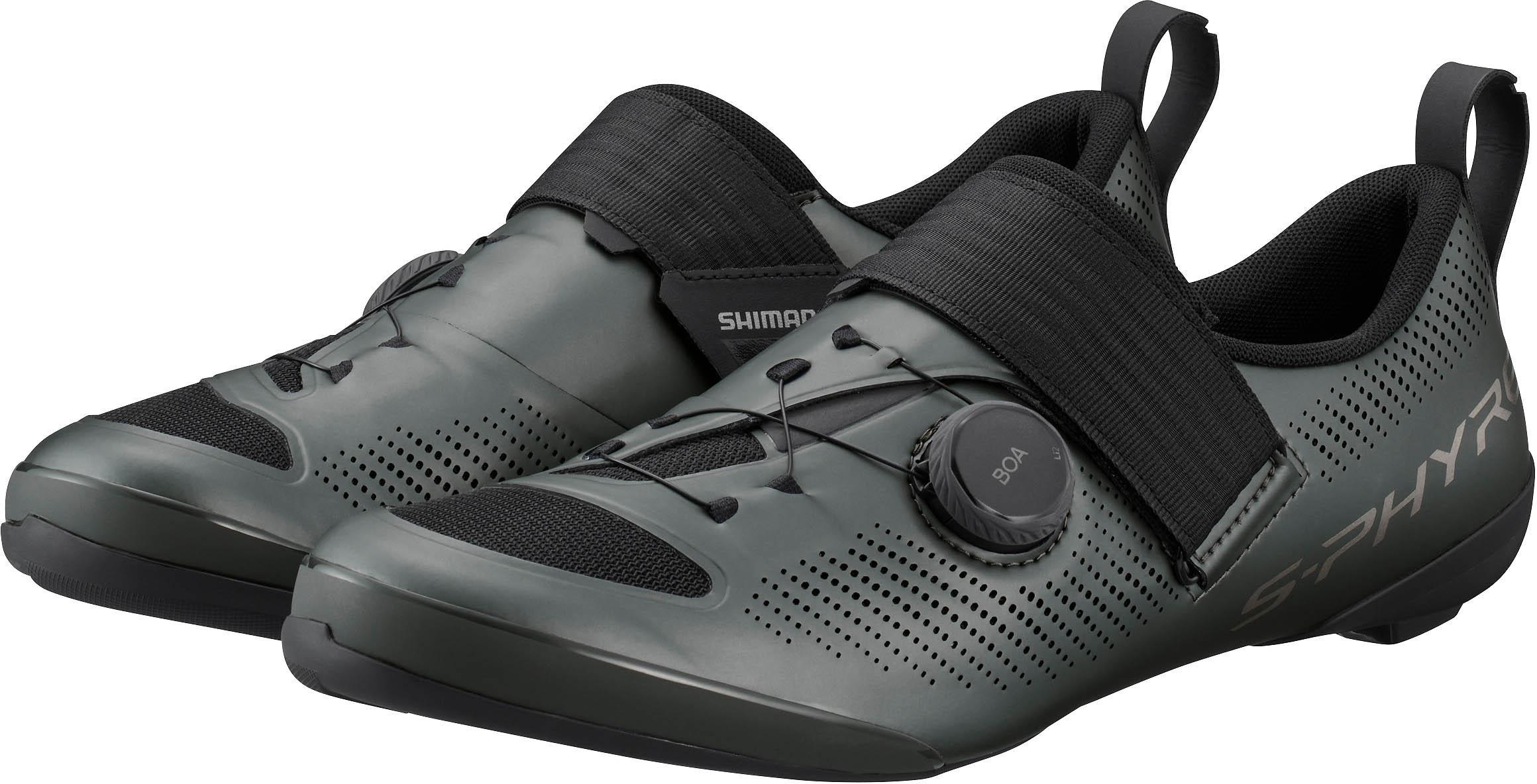 Shimano S-PHYRE TR903 Triathlon Shoes, Matt Gunmetal, 46
