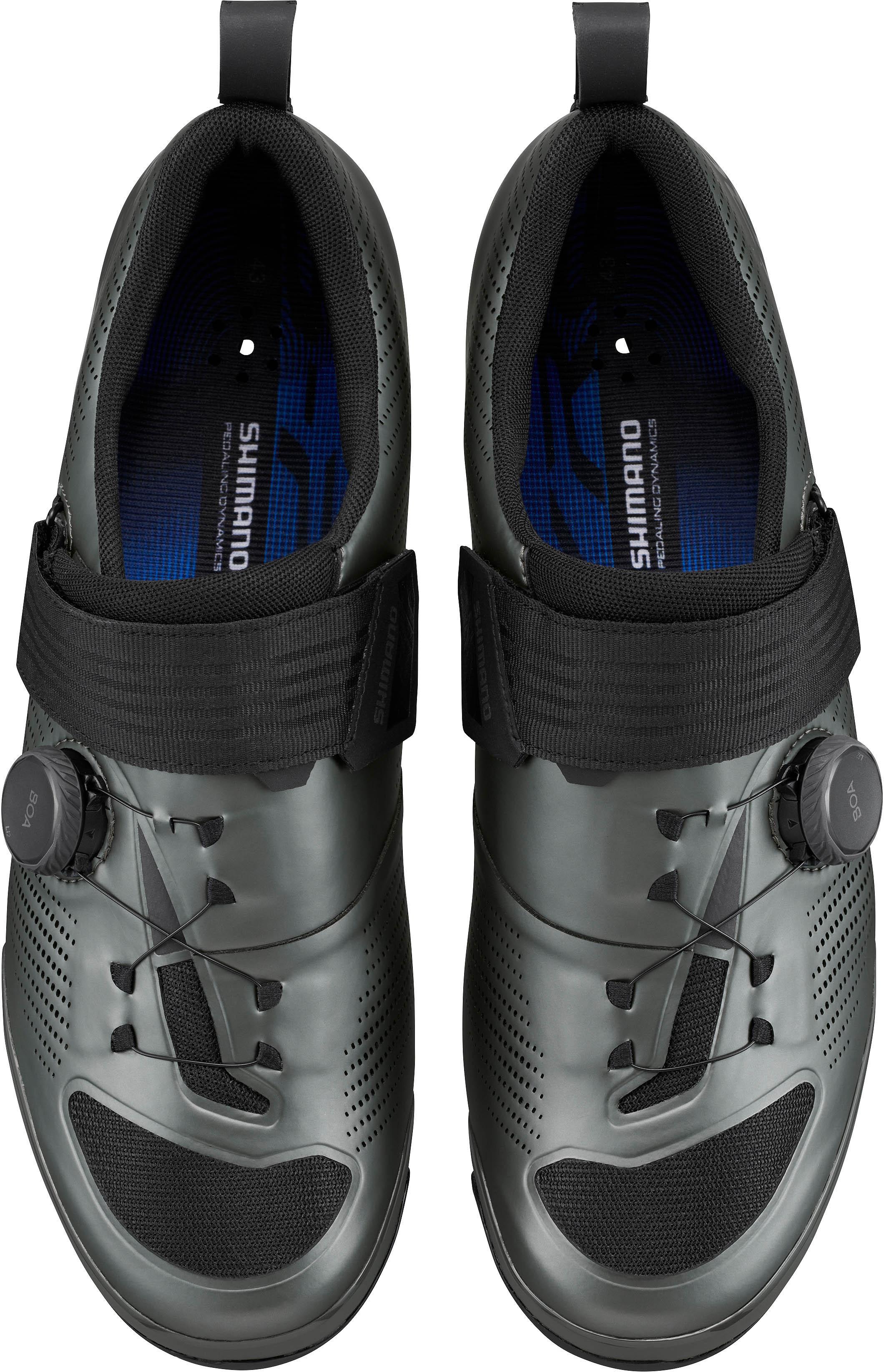 Shimano S-PHYRE TR903 Triathlon Shoes, Matt Gunmetal, 46