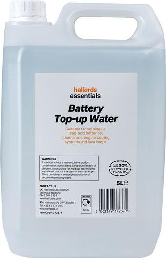 Battery Top Up Water 5L