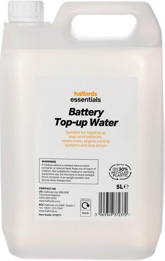 Halfords De-ionised Water 5L