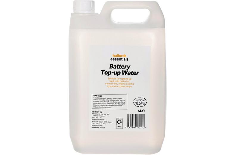 Halfords De-ionised Water 5L Halfords De-ionised Water 5L