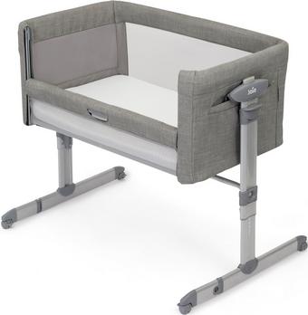 Joie Roomie Glide Travel Cot - Foggy Grey