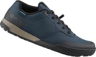 Halfords Shimano Gf400 Flat Pedal Mtbshoes, Dark Blue, 40 | Extra 8% off for BC Members