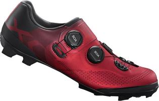Halfords Shimano Xc702 Spd Mtb Shoes, Red, 42 | Extra 8% off for BC Members
