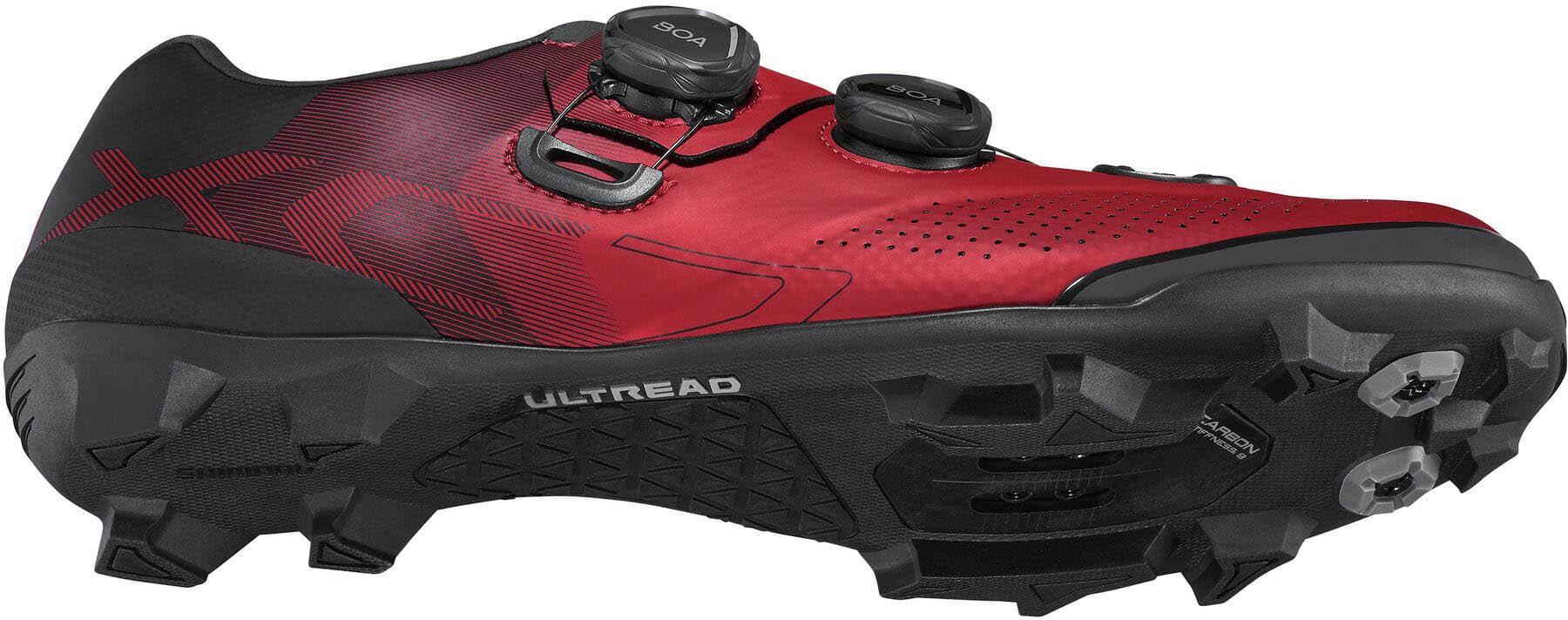 Shimano XC702 SPD MTB Shoes, Red, 44