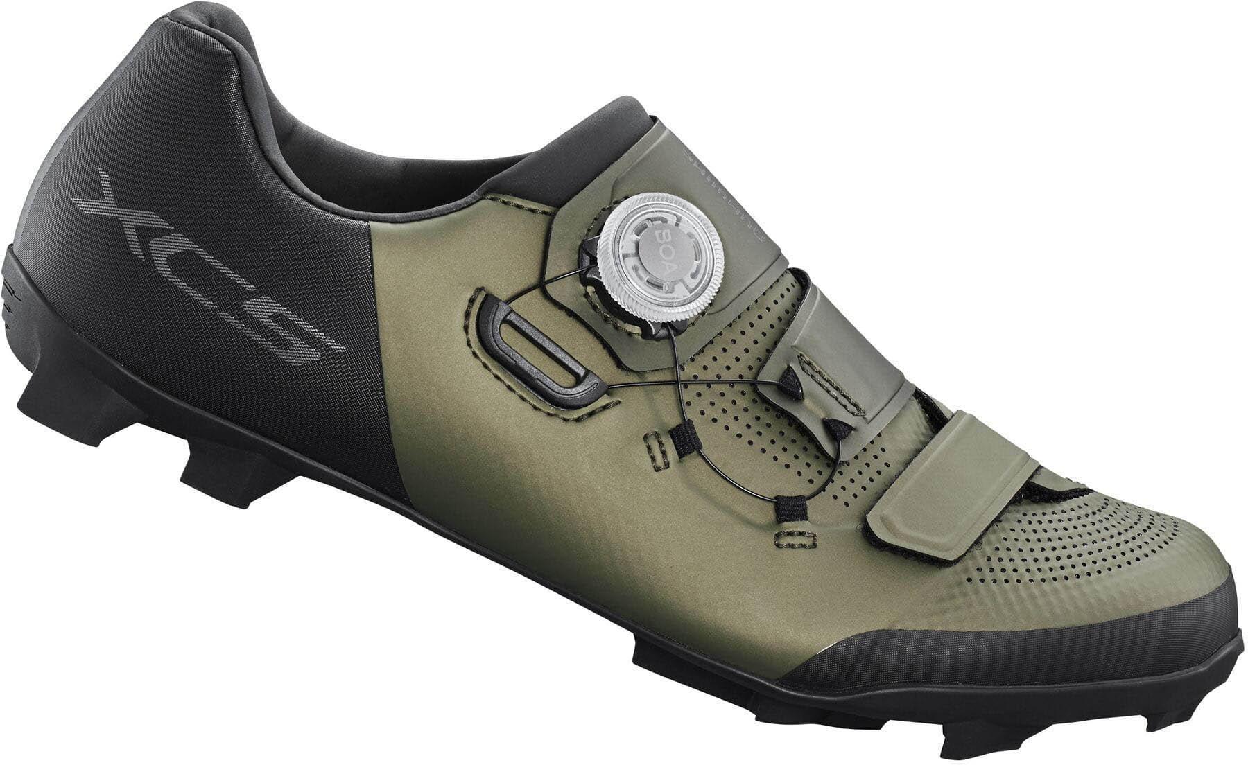 Halfords Shimano XC502 SPD MTB Shoes, Green, 45 | Extra 8% off for BC Members