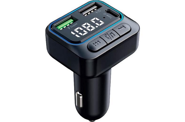 Halfords FM Transmitter with USB A & USB C Halfords FM Transmitter with USB A & USB C