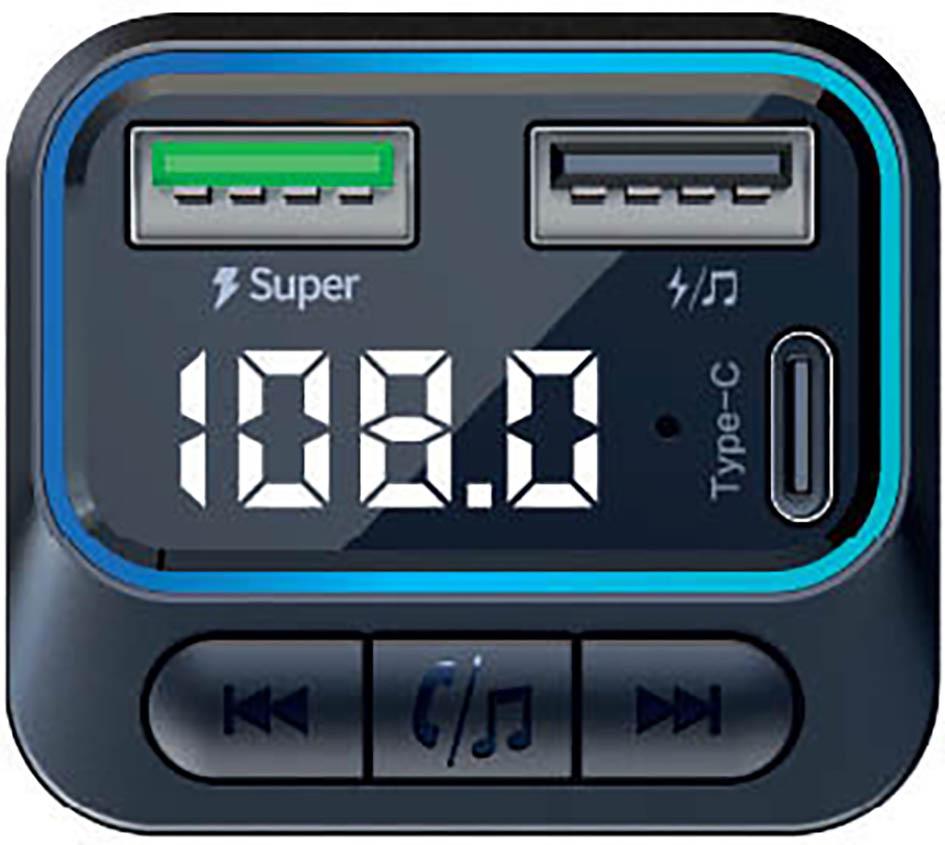 Halfords FM Transmitter with USB A & USB C