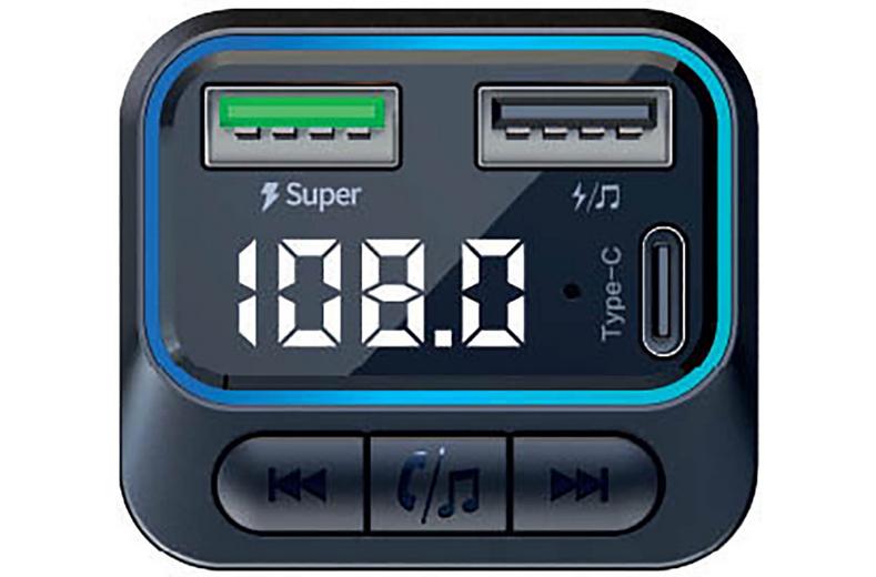 Halfords FM Transmitter with USB A & USB C Halfords FM Transmitter with USB A & USB C