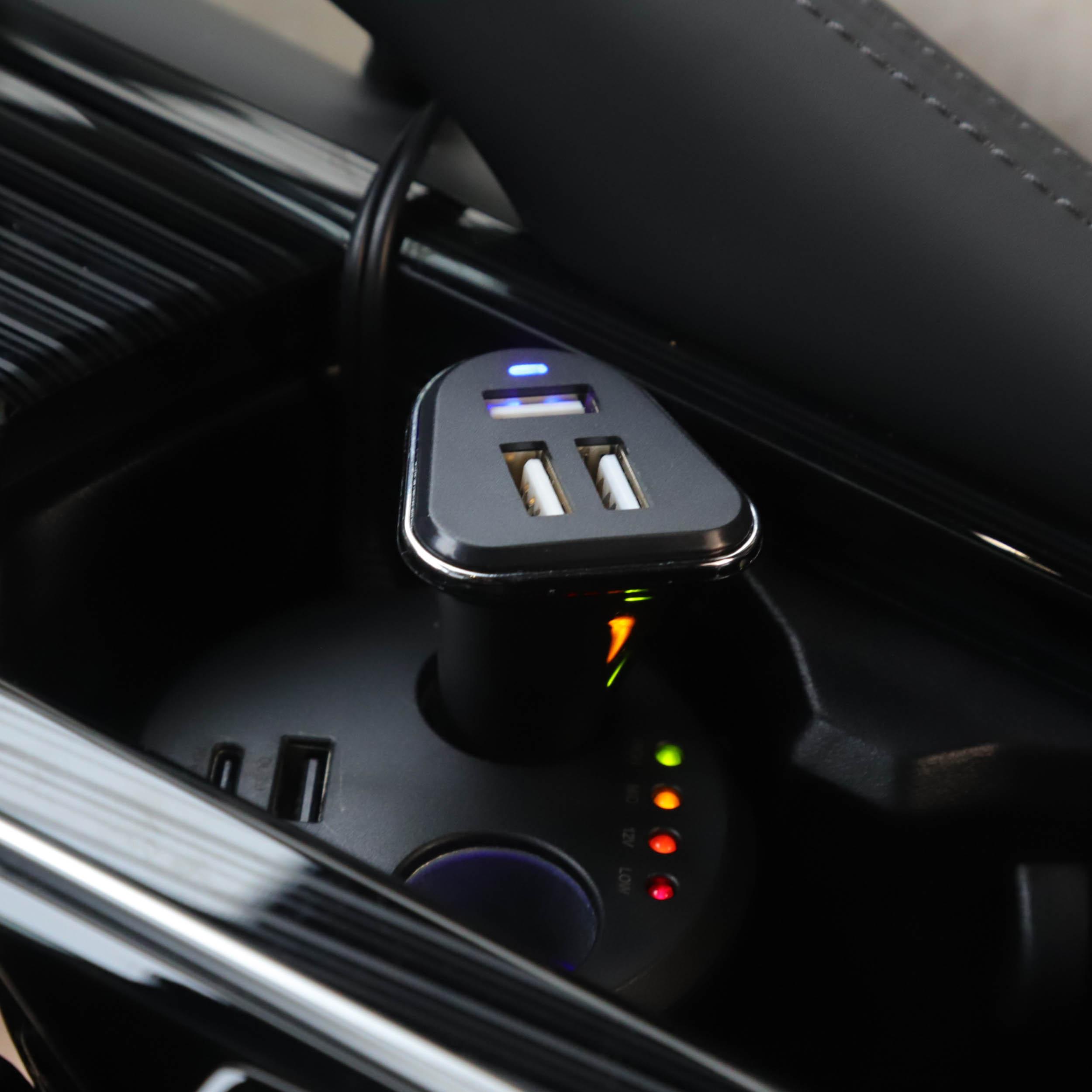 Halfords Triple USB-A in-Car Charger