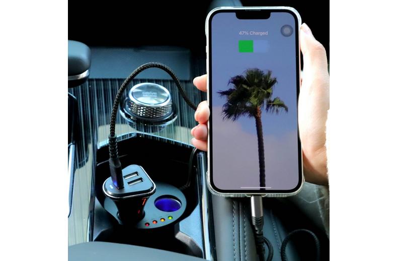 Halfords Triple USB-A in-Car Charger Halfords Triple USB-A in-Car Charger