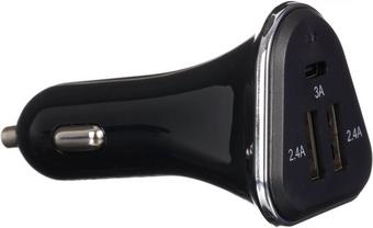 Halfords Dual USB-A and USB-C In-Car Charger