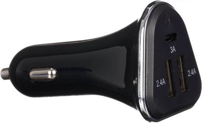 Halfords Dual USB-A and USB-C In-Car Charger Halfords Dual USB-A and USB-C In-Car Charger