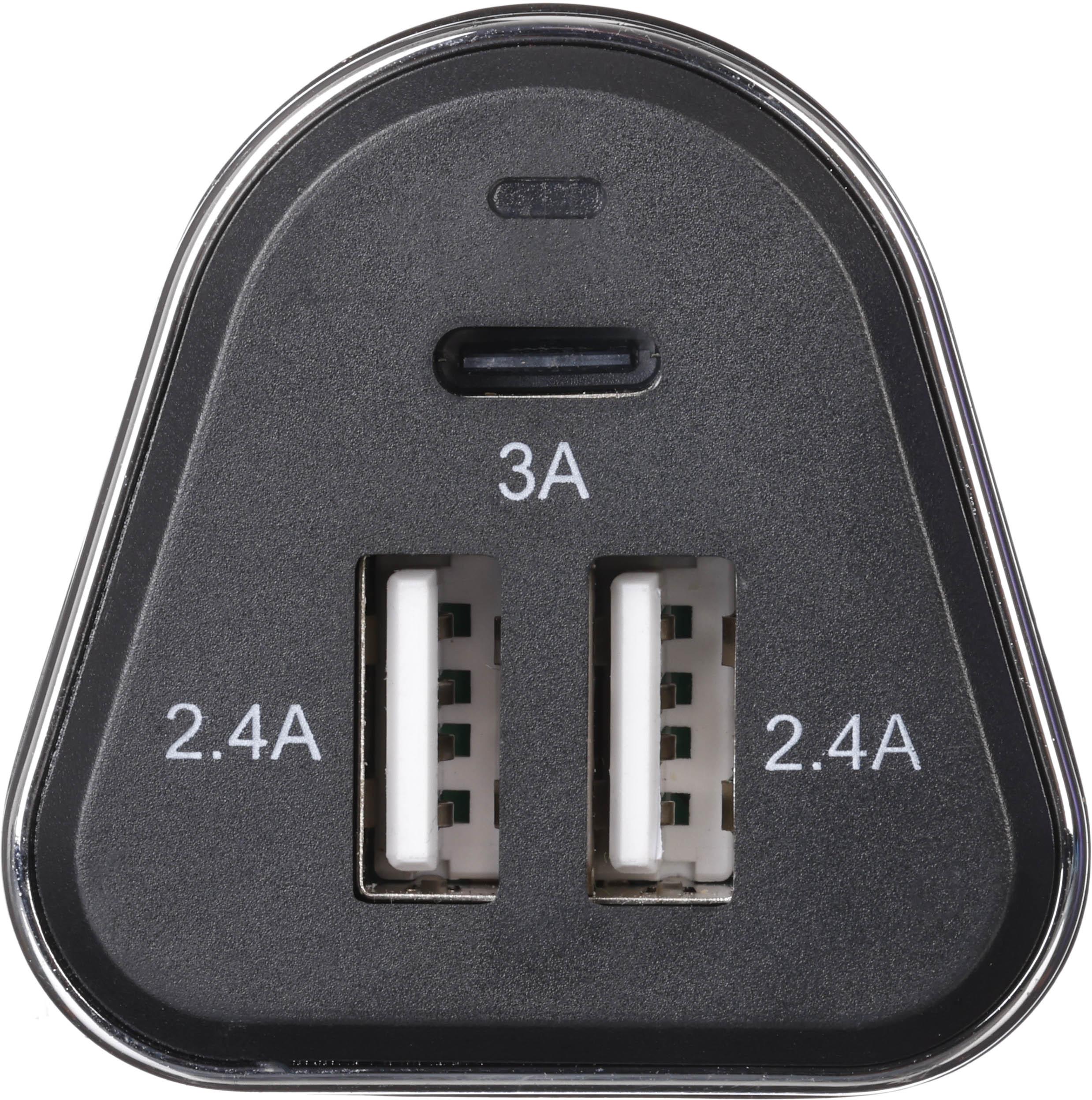 Halfords Dual USB-A and USB-C In-Car Charger