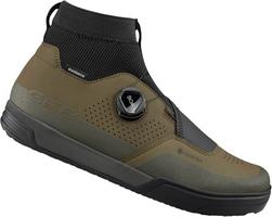 Halfords Shimano Gf800 Gore-Tex Flat Pedal Mtb Shoes, Khaki, 43 | Extra 8% off for BC Members