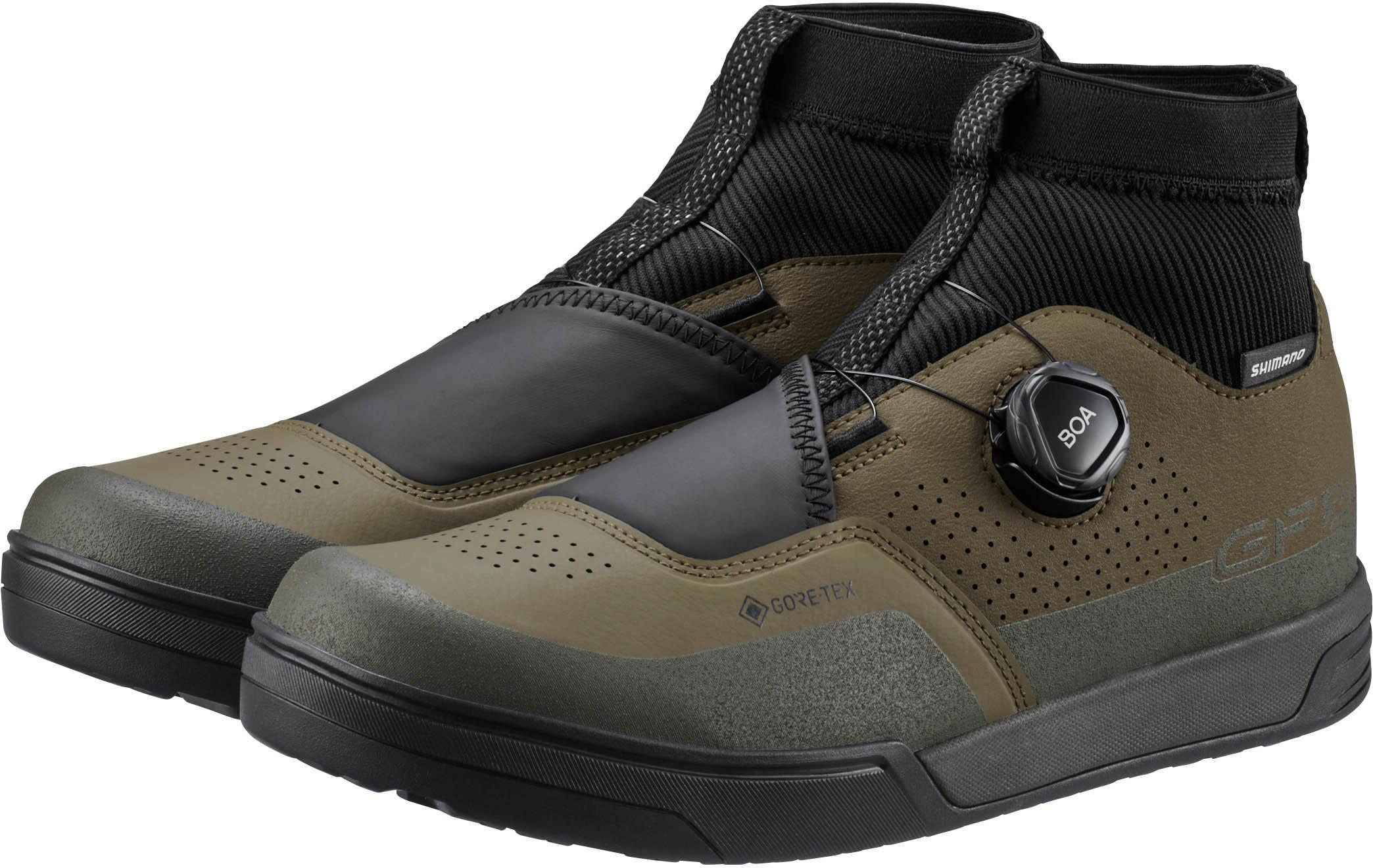 Shimano GF800 GORE-TEX Flat Pedal MTB Shoes, Khaki