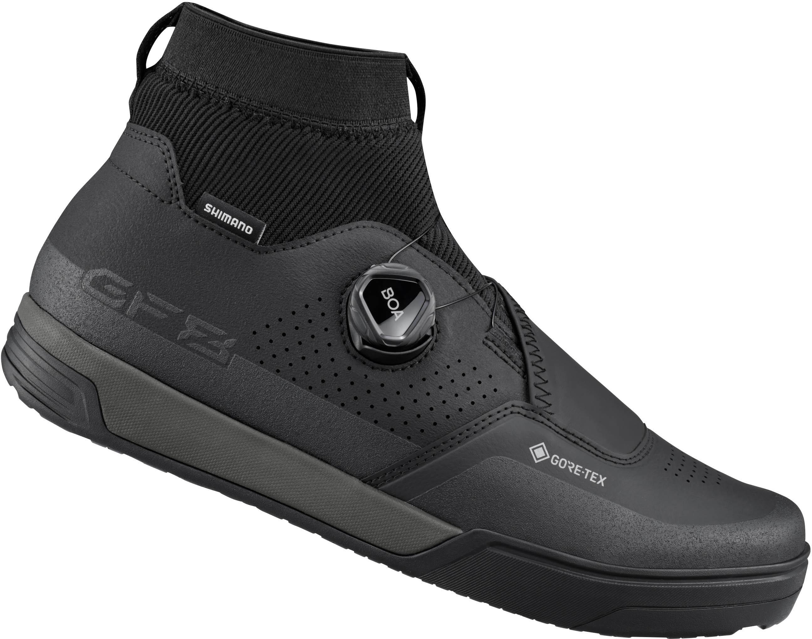 Halfords Shimano GF800 GORE-TEX Flat Pedal MTB Shoes, Black, 42 | Extra 8% off for BC Members