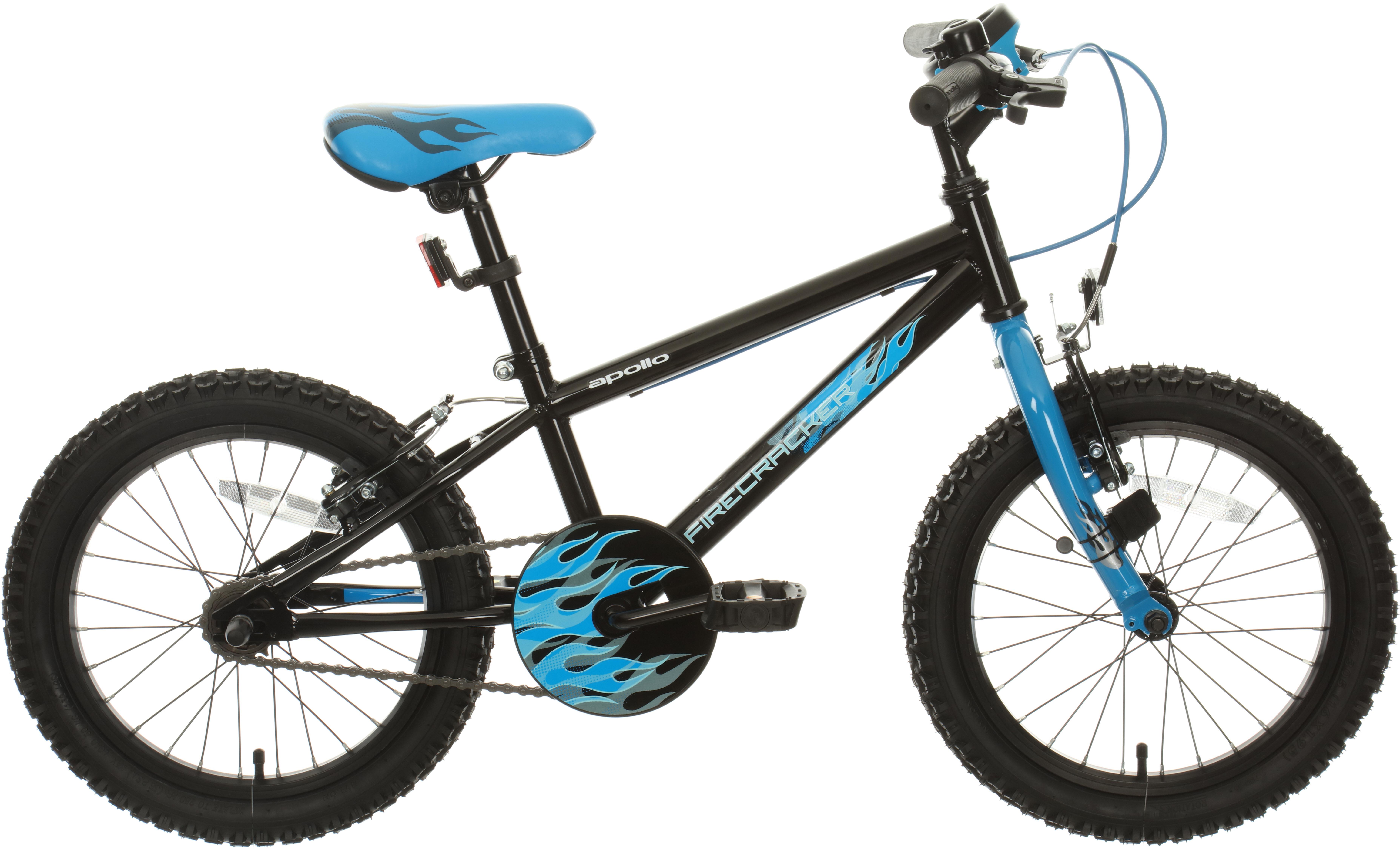 Apollo Firecracker Kids Bike (Blue) - 16 Inch Wheel