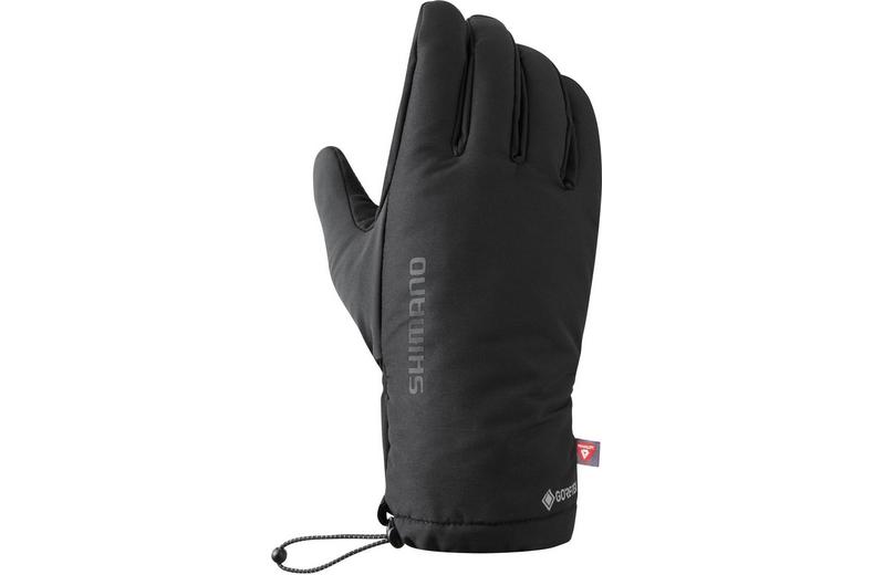 Shimano Unisex, GORE-TEX® GRIP PRIMALOFT® Gloves, Black, Size S Shimano Unisex, GORE-TEX® GRIP PRIMALOFT® Gloves, Black, Size S
