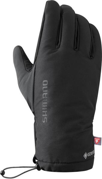 Shimano Unisex, GORE-TEX® GRIP PRIMALOFT® Gloves, Black, Size XL