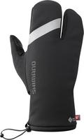 Halfords Shimano Unisex, Windstopper® Primaloft® 2X2 Gloves, Black, Size L | Extra 8% off for BC Members