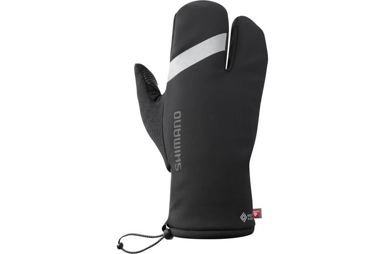 Shimano Unisex, WINDSTOPPER® PRIMALOFT® 2X2 Gloves, Black, Size L Shimano Unisex, WINDSTOPPER® PRIMALOFT® 2X2 Gloves, Black, Size L