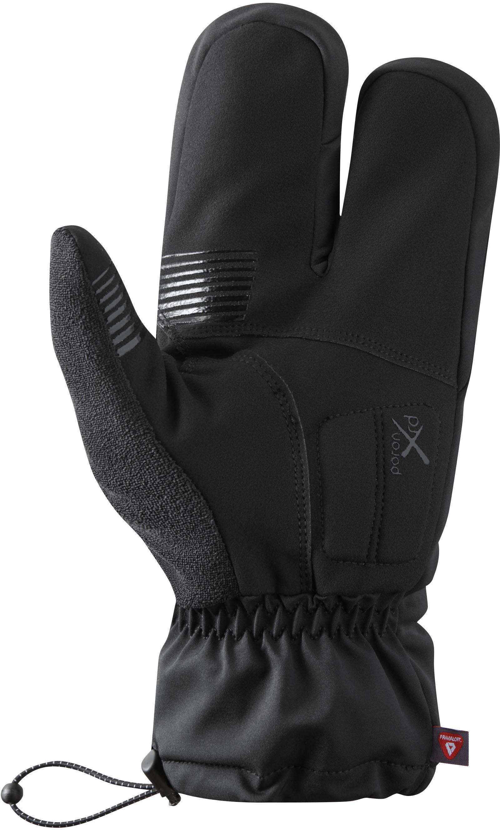 Shimano Unisex, WINDSTOPPER® PRIMALOFT® 2X2 Gloves, Black, Size L