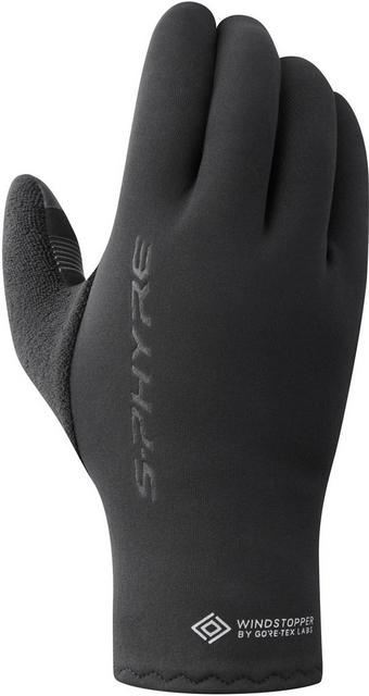 Shimano Unisex, S-PHYRE Thermal Gloves, Black, Size L