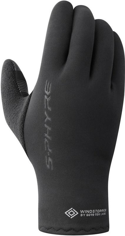 Halfords Shimano Unisex, S-Phyre Thermal Gloves, Black, Size S | Extra 8% off for BC Members