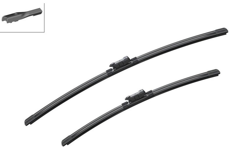 Bosch A860S Aerotwin Flat Wiper Blade Set - Front Pair Bosch A860S Aerotwin Flat Wiper Blade Set - Front Pair