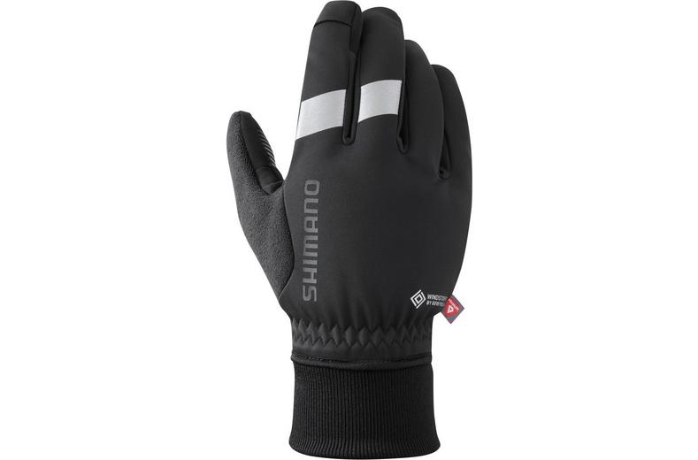 Shimano Unisex, WINDSTOPPER® PRIMALOFT® Gloves, Black, Size L Shimano Unisex, WINDSTOPPER® PRIMALOFT® Gloves, Black, Size L