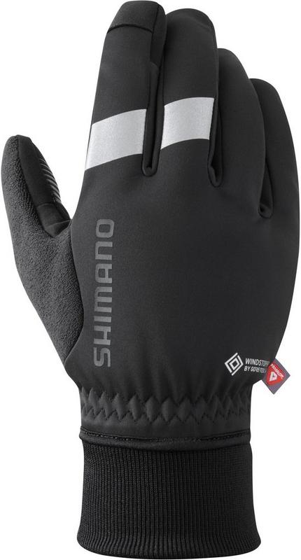 Halfords Shimano Unisex, Windstopper® Primaloft® Gloves, Black, Size Xl | Extra 8% off for BC Members