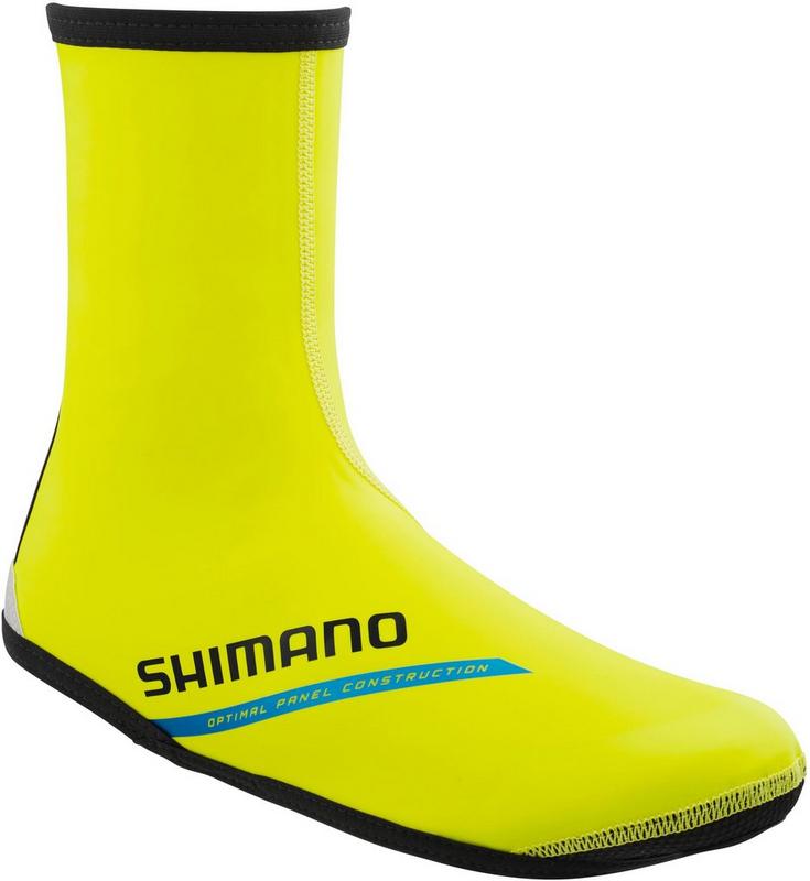 Halfords Shimano Unisex, Dual Fit Thermal Shoe Cover, Neon Yellow, Size M (40-42) | Extra 8% off for BC Members