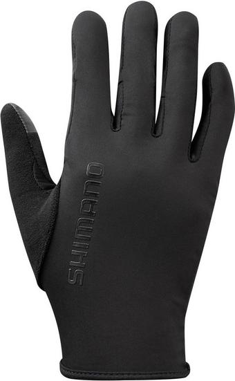 Shimano Unisex, Windbreak Race Gloves, Black, Size M