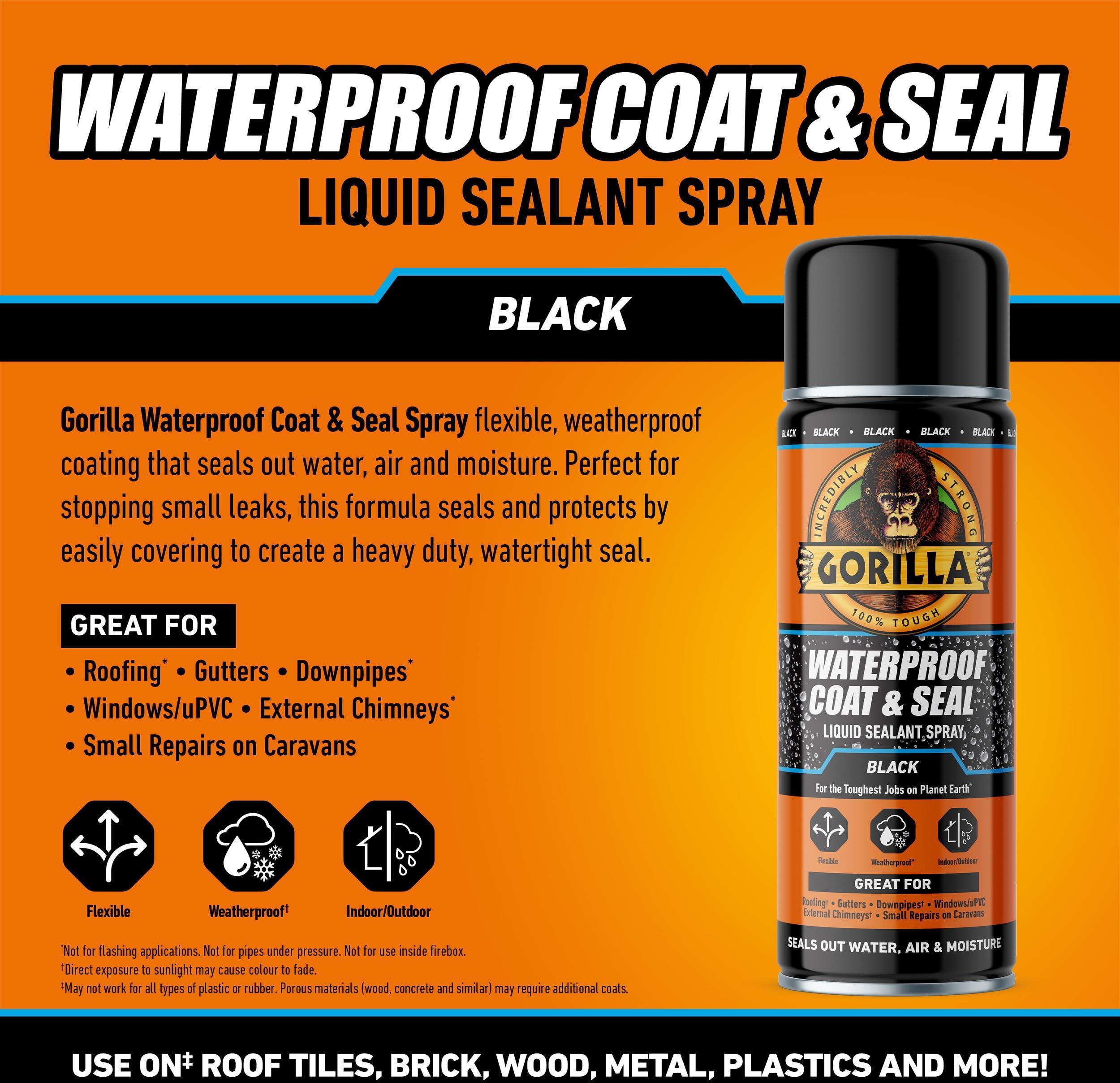 GORILLA WCS BLK SPRAY 450ML CAN