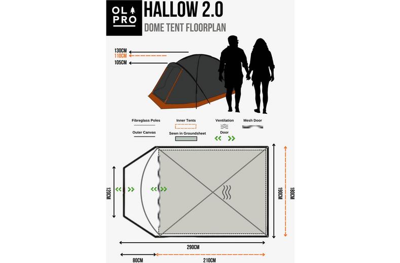 Hallow 2 Person Tent Hallow 2 Person Tent