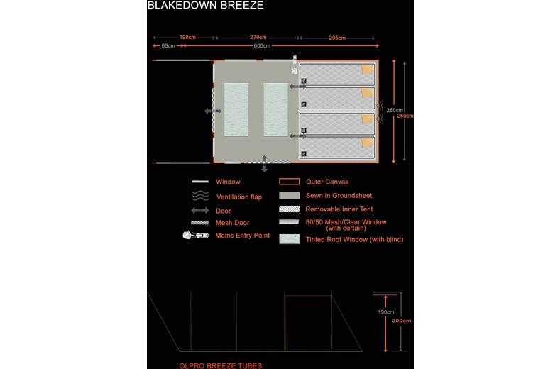 Blakedown Breeze - 4 Person Inflatable Tent Blakedown Breeze - 4 Person Inflatable Tent